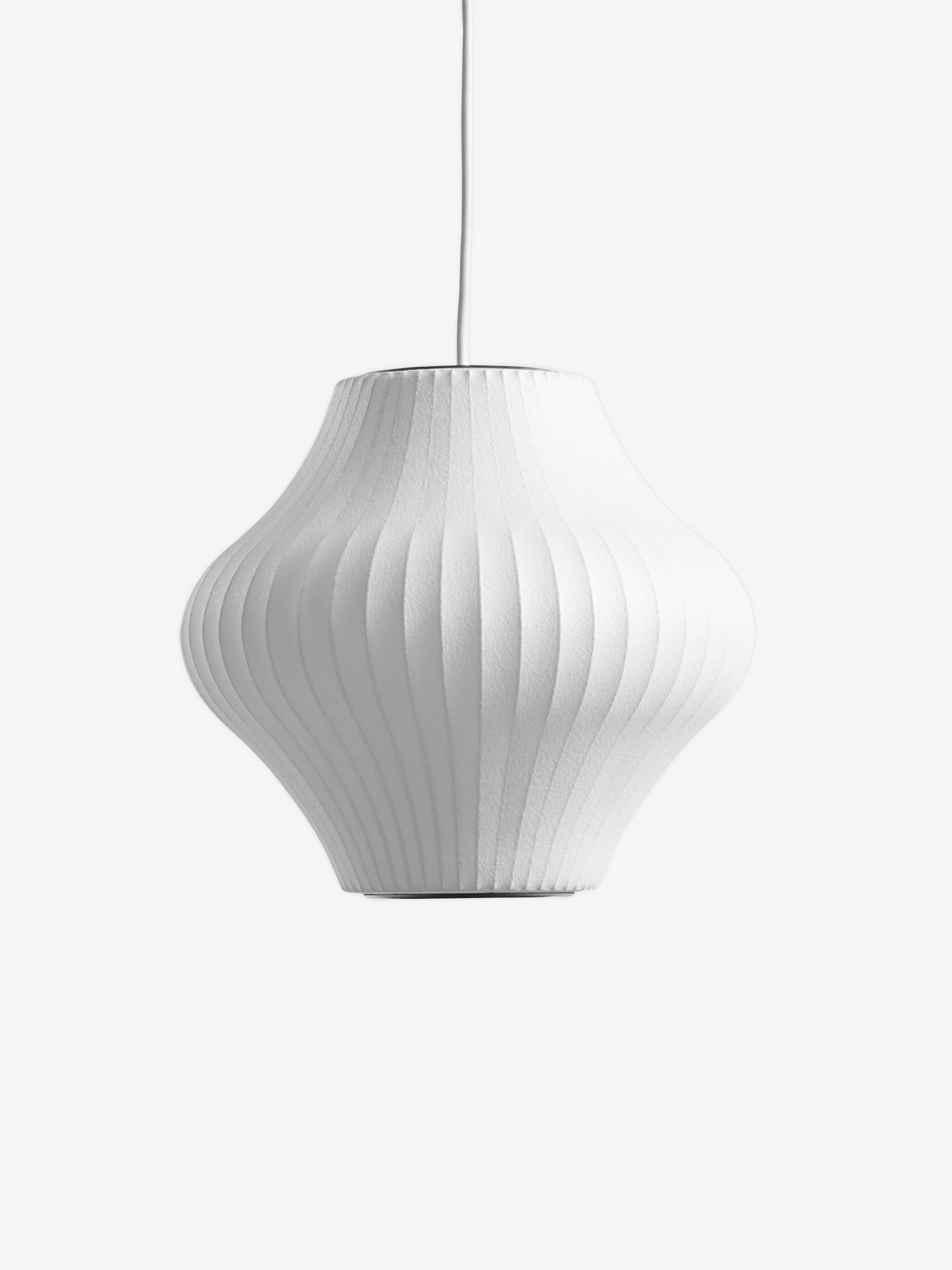 SUSPENSION PEAR BUBBLE S GEORGE NELSON BLANC - HAY Blanc , Maison Bensimon