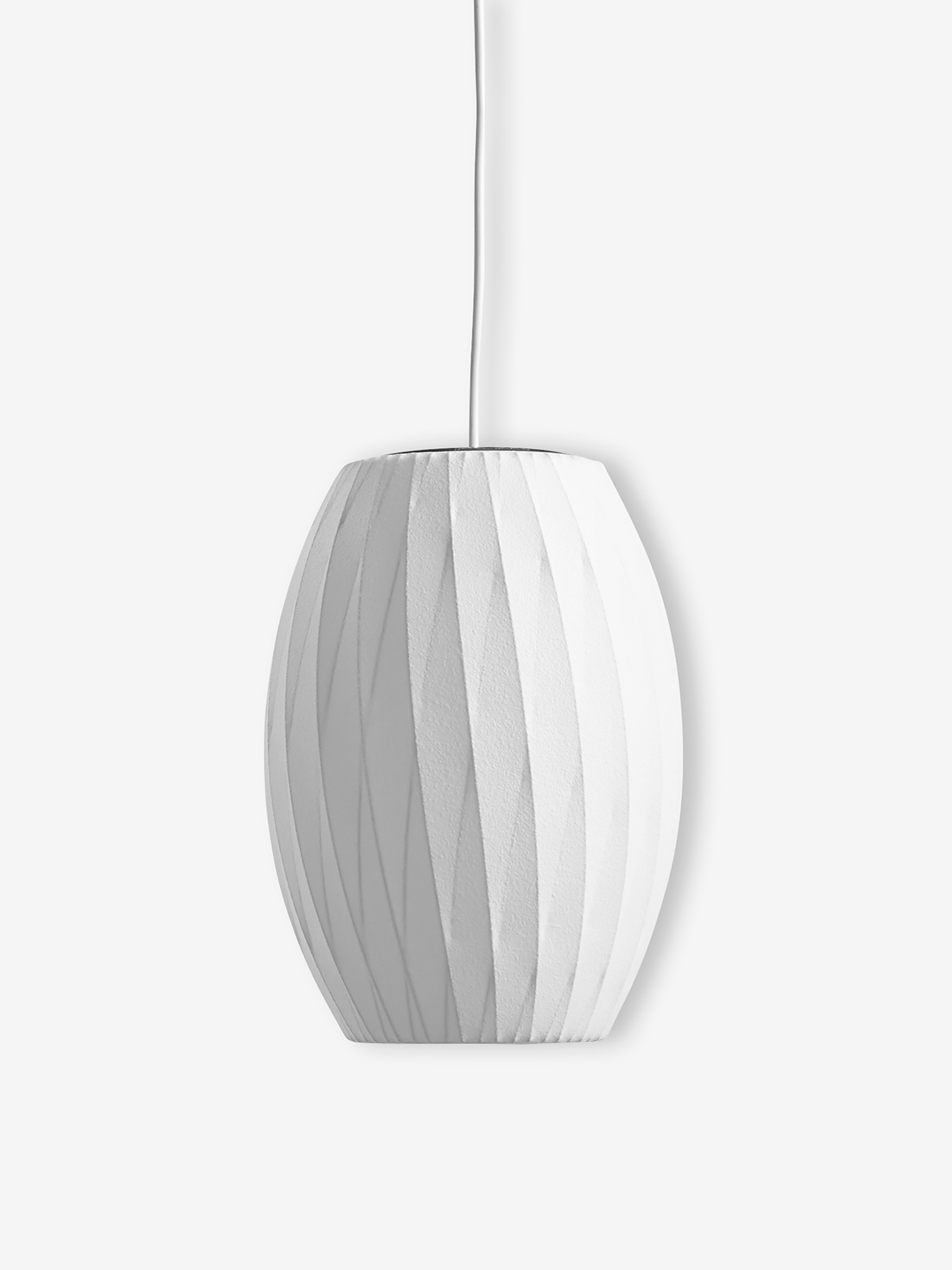 SUSPENSION CIGAR CRISSCROSS BUBBLE S GEORGE NELSON BLANC - HAY  Blanc , Maison Bensimon