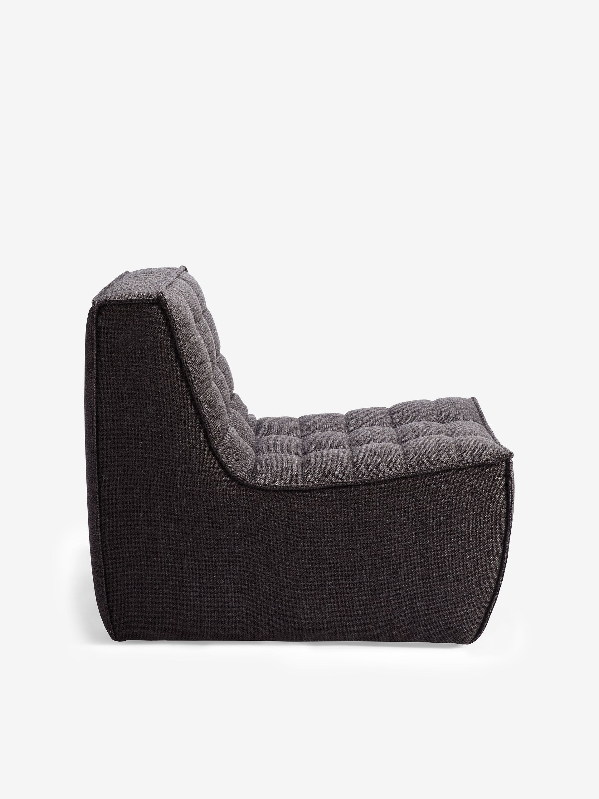 Fauteuil N701 - ETHNICRAFT Gris , Maison Bensimon