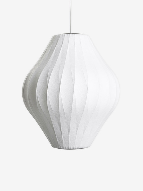 SUSPENSION PEAR CRISSCROSS BUBBLE M GEORGE NELSON BLANC - HAY  Blanc , Maison Bensimon