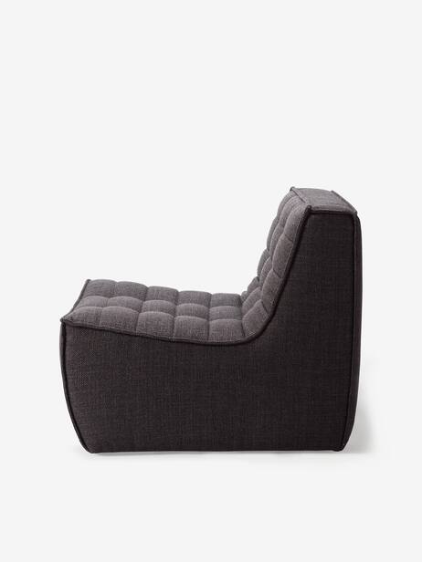 Fauteuil N701  - ETHNICRAFT  Gris , Maison Bensimon