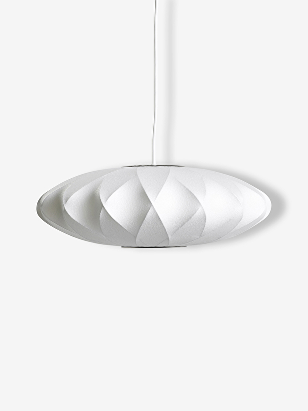 SUSPENSION CRISSCROSS SAUCER BUBBLE M GEORGE NELSON BLANC - HAY  Blanc , Maison Bensimon
