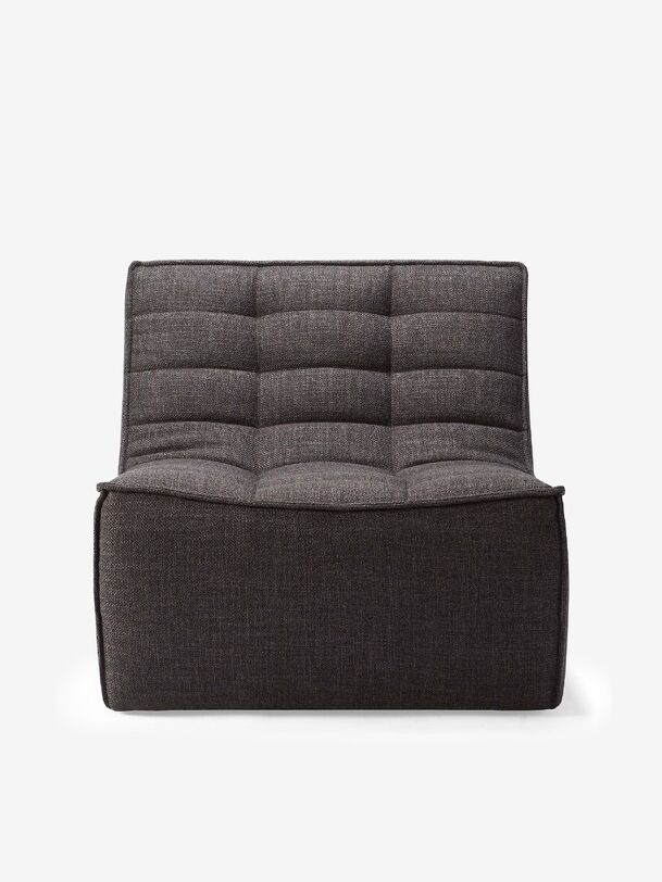 Fauteuil N701 - ETHNICRAFT Gris , Maison Bensimon