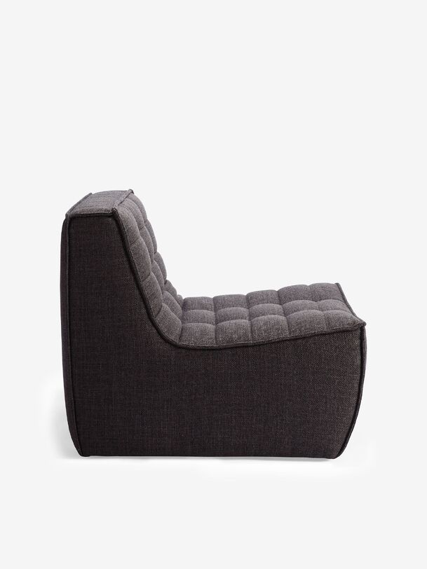 Fauteuil N701 - ETHNICRAFT Gris , Maison Bensimon