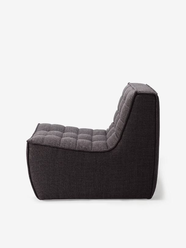 Fauteuil N701 - ETHNICRAFT Gris , Maison Bensimon