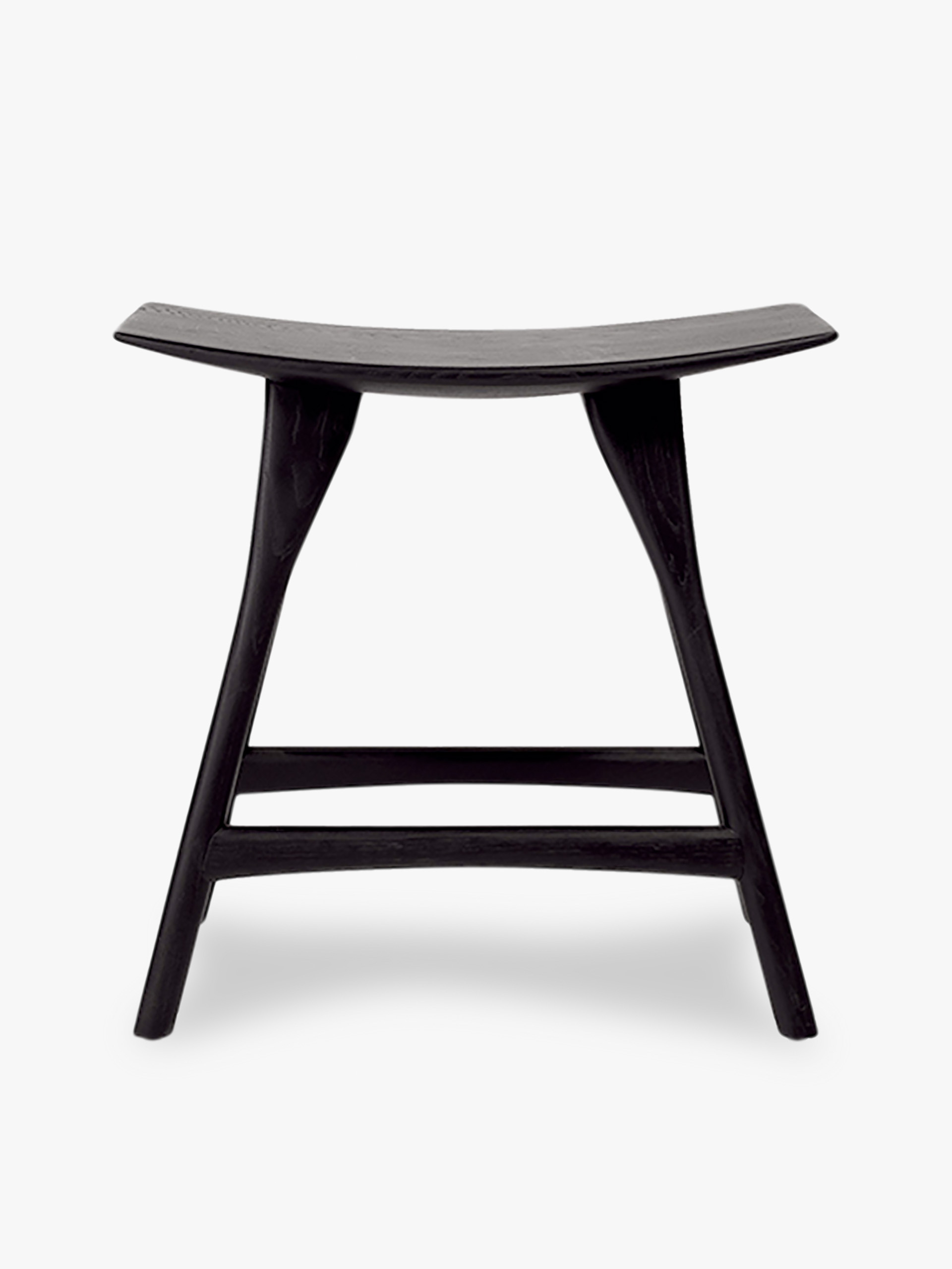 TABOURET OSSO GRAIN AND GREEN - ETHNICRAFT Noir , Maison Bensimon