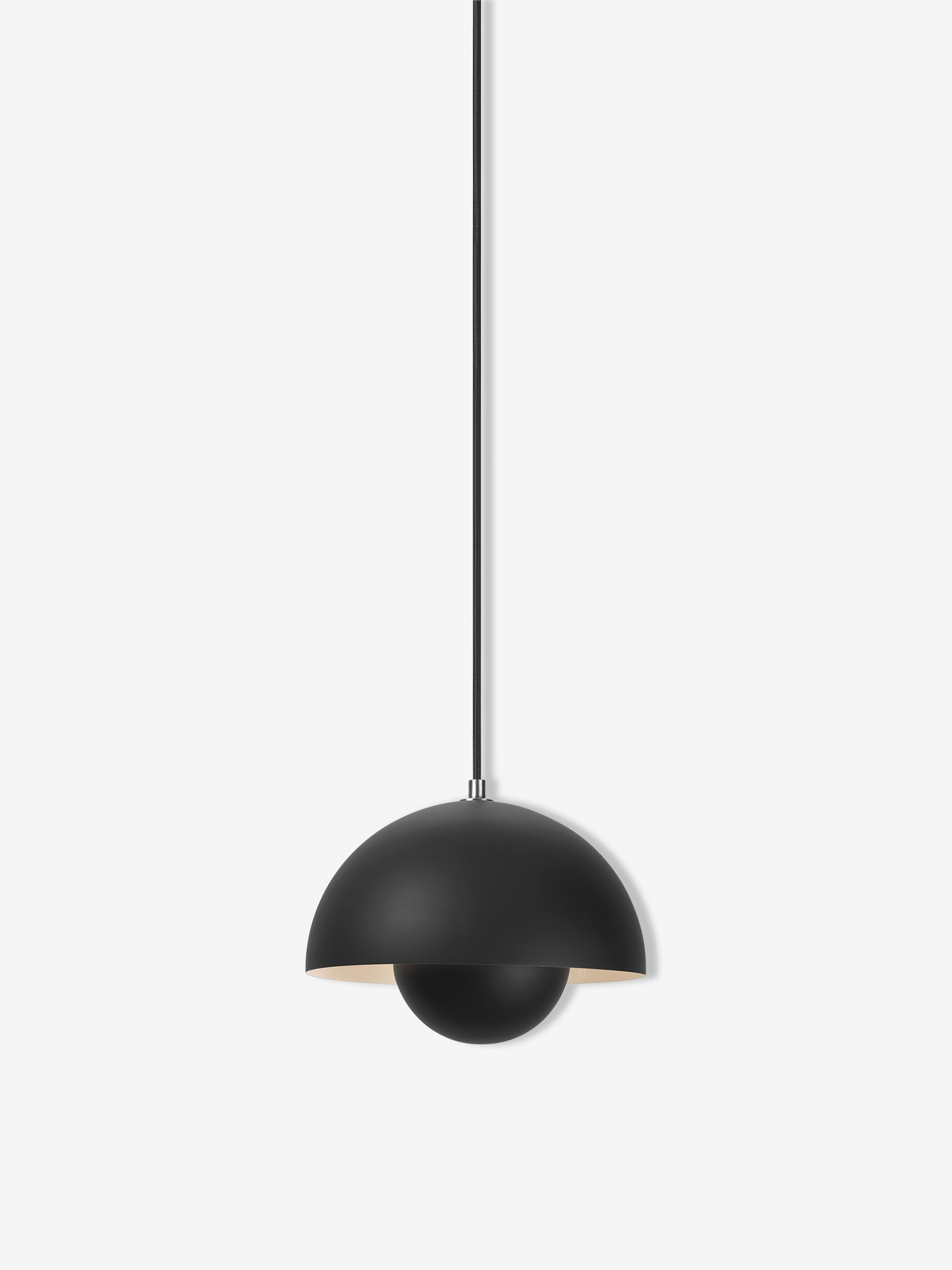 SUSPENSION FLOWERPOT VP1 NOIR MAT - &TRADITION Noir , Maison Bensimon
