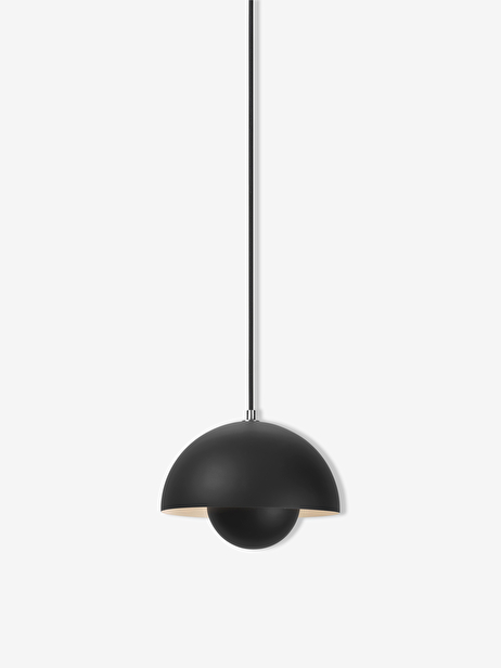 SUSPENSION FLOWERPOT VP1 NOIR MAT - &TRADITION  Noir , Maison Bensimon