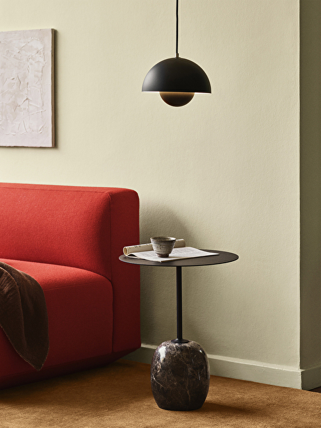 SUSPENSION FLOWERPOT VP1 NOIR MAT - &TRADITION  Noir , Maison Bensimon