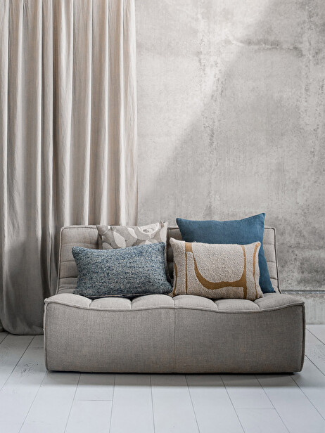 CANAPE N701 JACQUES DENEEF - ETHNICRAFT  Beige , Maison Bensimon