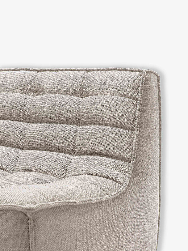 CANAPE N701 JACQUES DENEEF - ETHNICRAFT Beige , Maison Bensimon