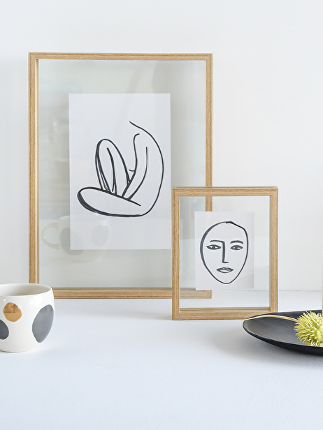 CADRE PHOTO 30X40CM BOIS - URBAN NATURE CULTURE  Naturel , Maison Bensimon