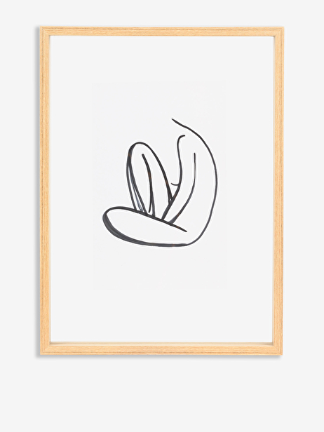CADRE PHOTO 30X40CM BOIS - URBAN NATURE CULTURE  Naturel , Maison Bensimon