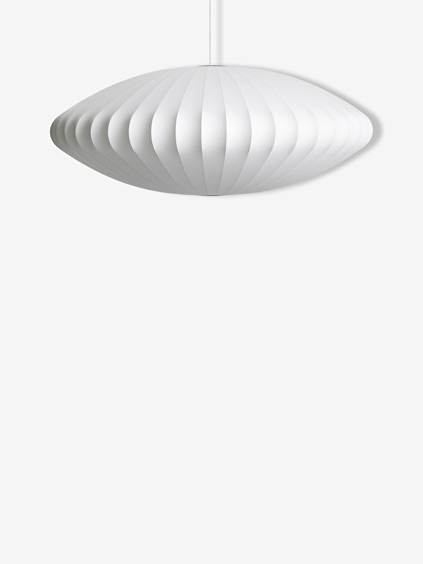 SUSPENSION SAUCER BUBBLE L GEORGE NELSON BLANC - HAY  Blanc , Maison Bensimon