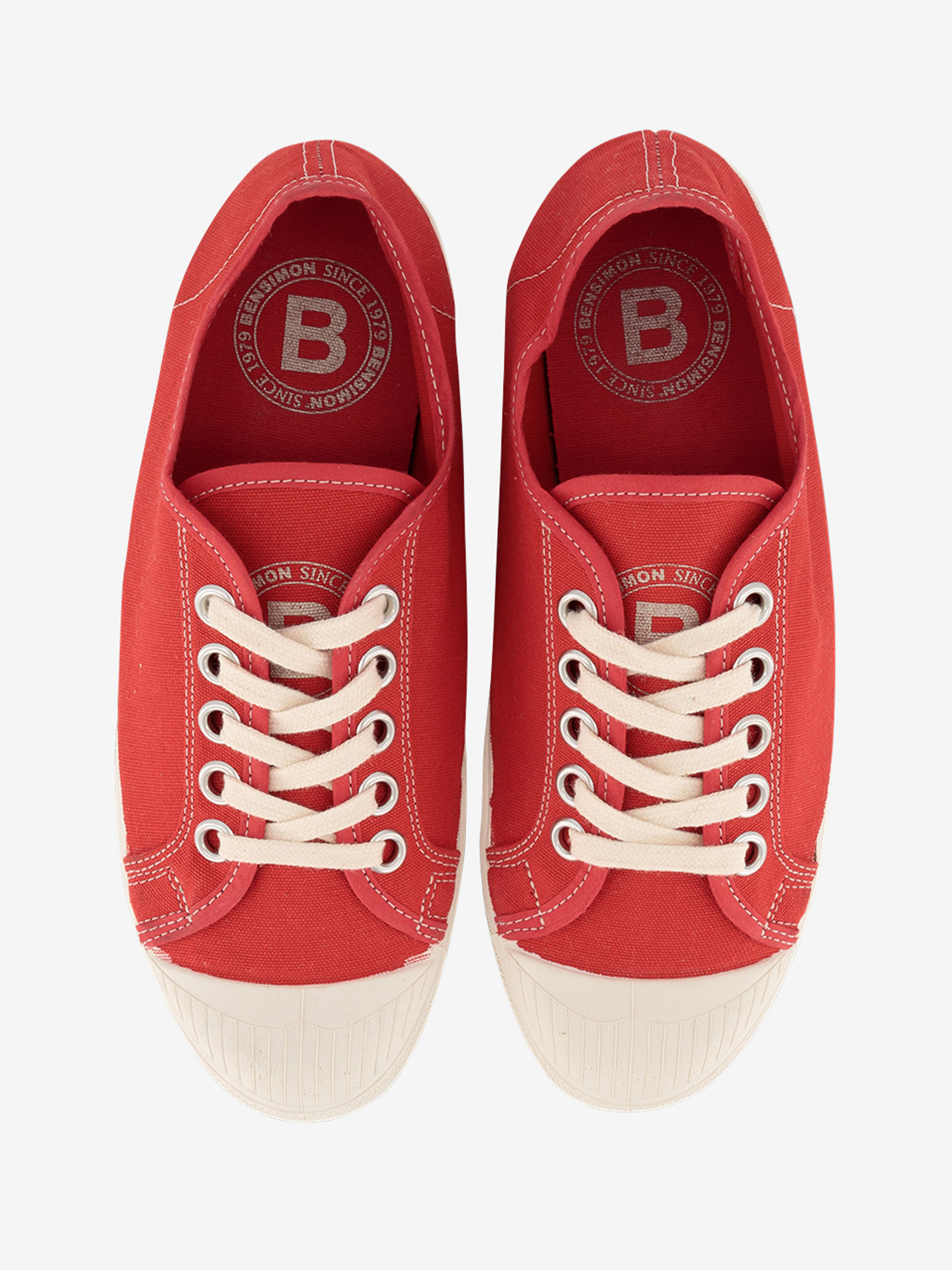ROMY B79 HOMME  Rouge , Tennis & Chaussures Bensimon
