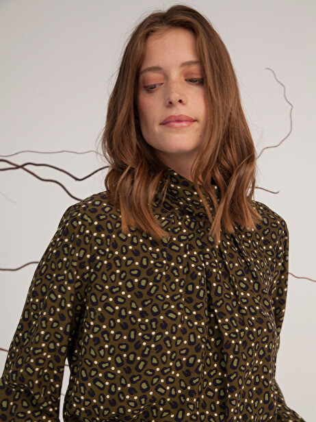 CHEMISE GIGI  Dotted leopard , Prêt-à-porter Bensimon