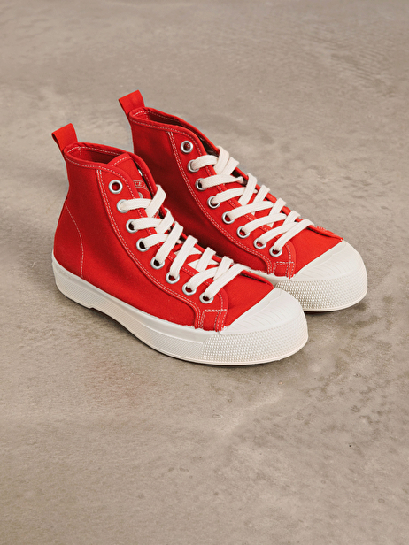 STELLA B79 FEMME  Rouge , Tennis & Chaussures Bensimon