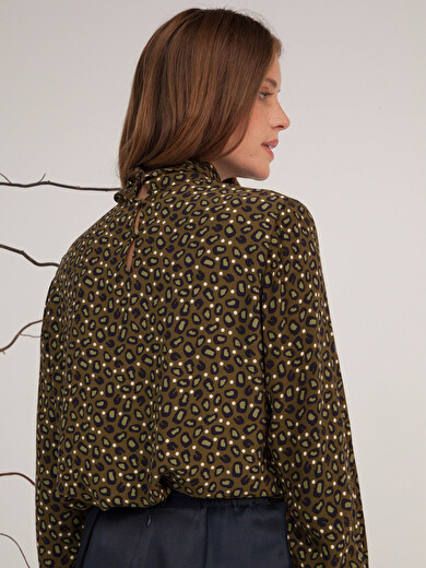 CHEMISE GIGI  Dotted leopard , Prêt-à-porter Bensimon