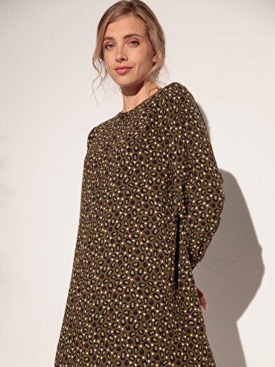 ROBE GODRINE  Dotted leopard , Prêt-à-porter Bensimon