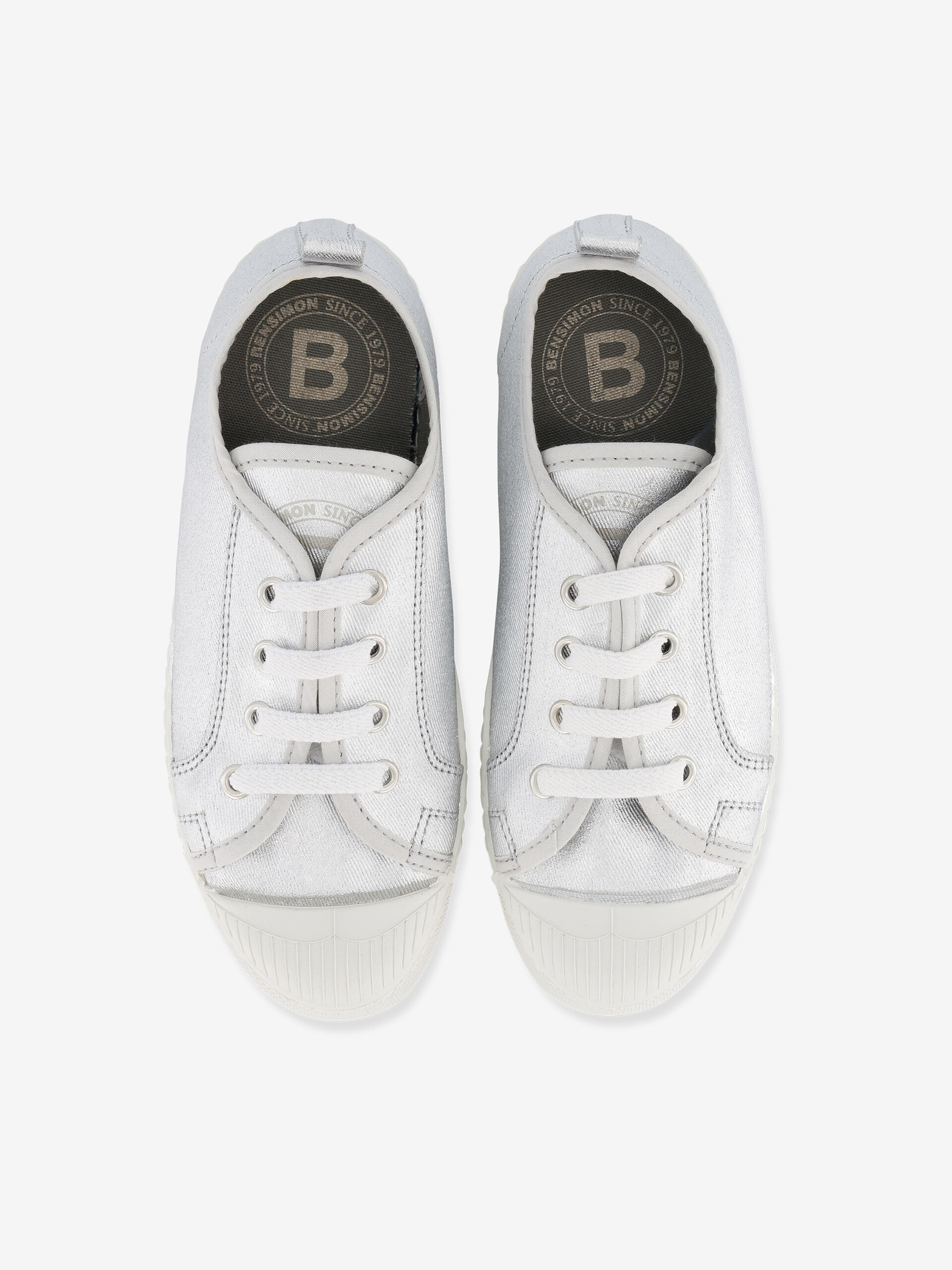 STELLA B79 SHINY ARGENT Argent , Tennis & Chaussures Bensimon