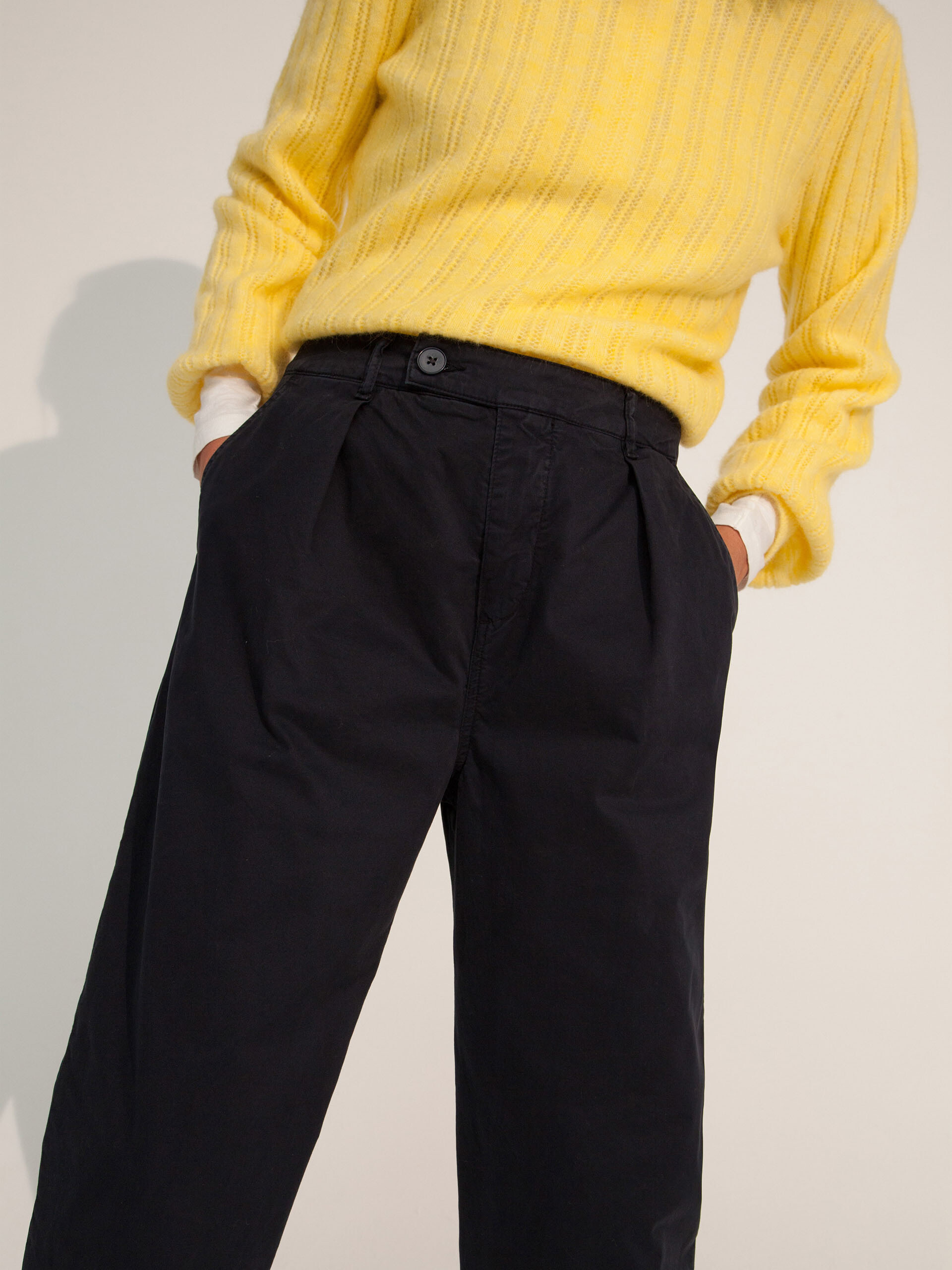 PANTALON GILOU  Marine , Pr&ecirc;t-&agrave;-porter Bensimon