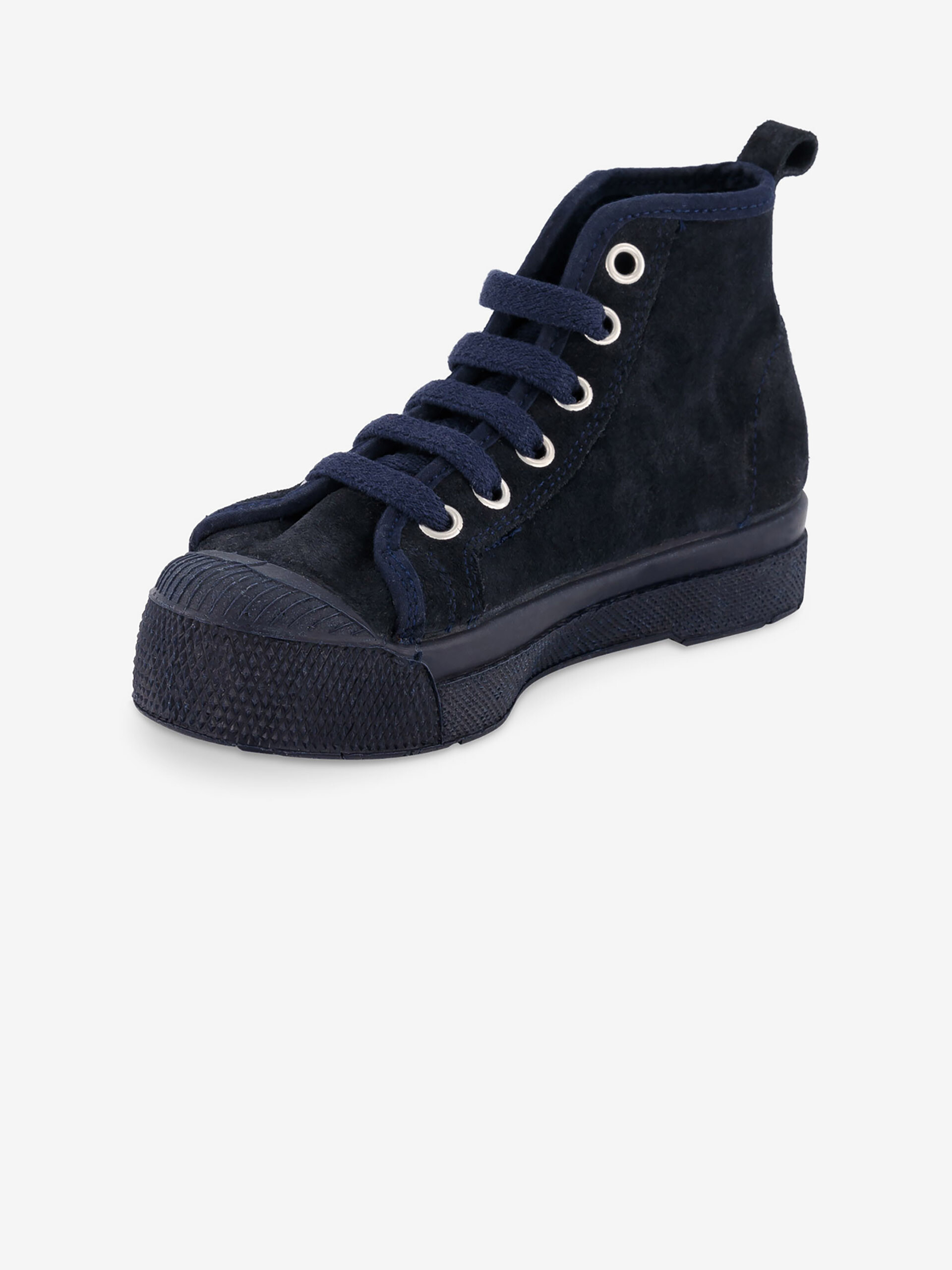 STELLA B79 SUEDE LEATHER ENFANT  Marine , Tennis & Chaussures Bensimon