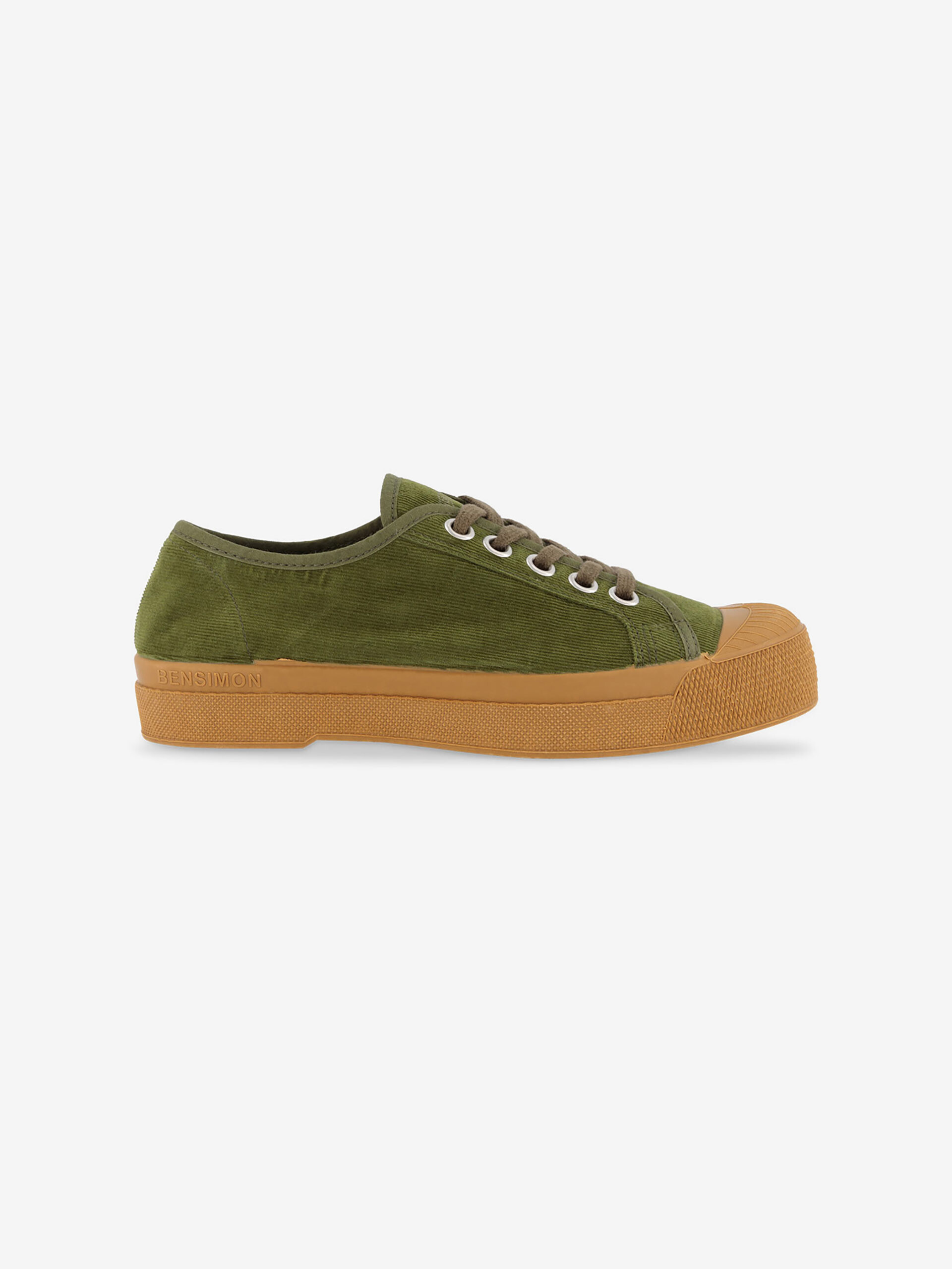 ROMY B79 BABY CORDUROY Olive , Tennis & Chaussures Bensimon