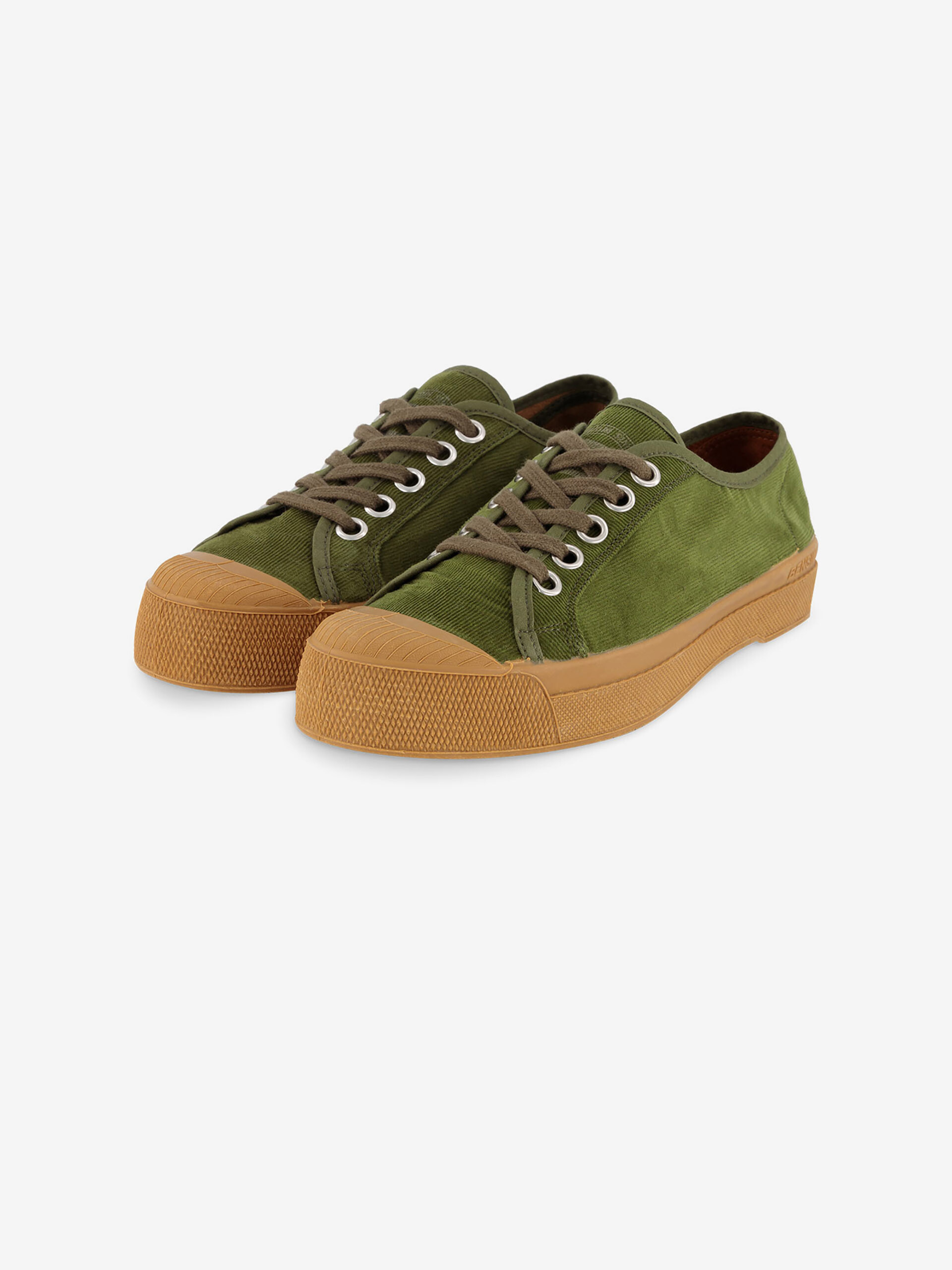 ROMY B79 BABY CORDUROY Olive , Tennis & Chaussures Bensimon