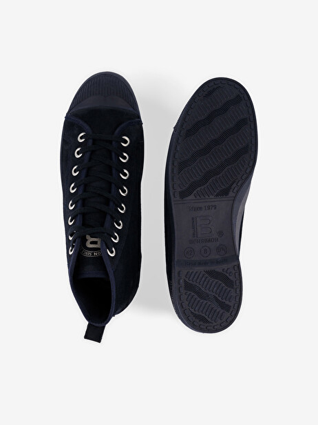 STELLA B79 SUEDE LEATHER  Marine , Tennis & Chaussures Bensimon