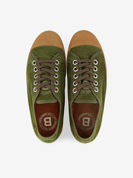 ROMY B79 BABY CORDUROY  Olive , Tennis & Chaussures Bensimon