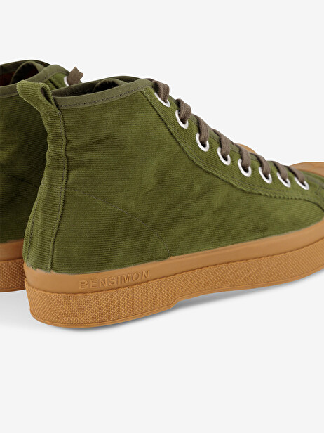 STELLA B79 BABY CORDUROY  Olive , Tennis & Chaussures Bensimon