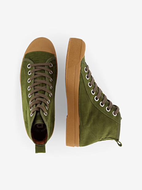 STELLA B79 BABY CORDUROY  Olive , Tennis & Chaussures Bensimon