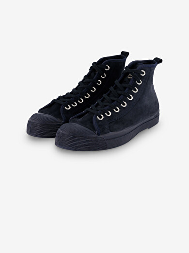 STELLA B79 SUEDE LEATHER  Marine , Tennis & Chaussures Bensimon