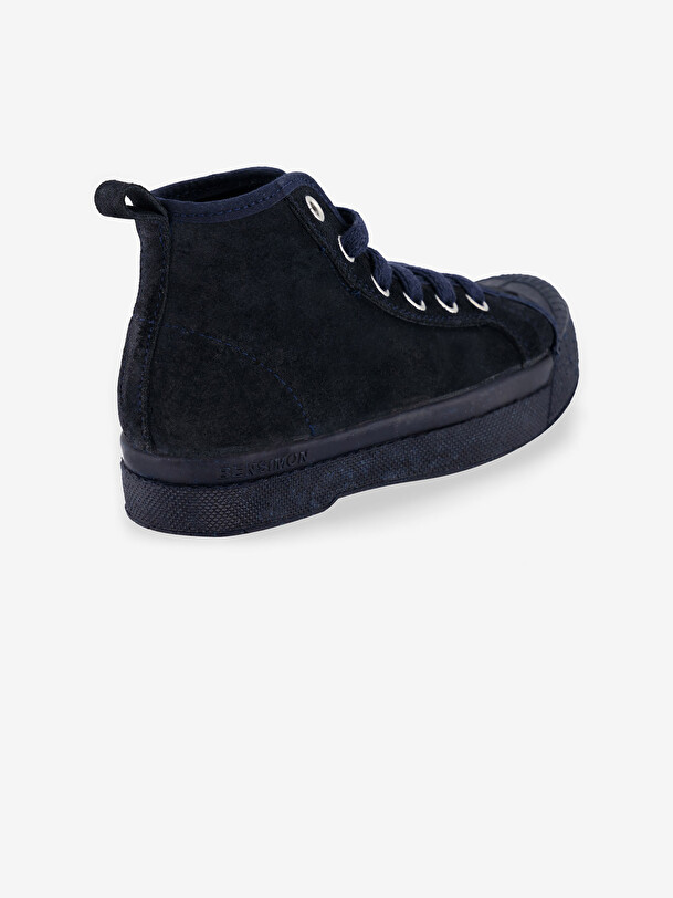 STELLA B79 SUEDE LEATHER ENFANT  Marine , Tennis & Chaussures Bensimon
