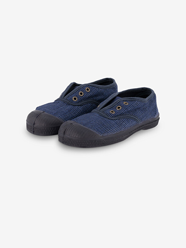 TENNIS ELLY PIED DE PUCE  Marine , Tennis & Chaussures Bensimon