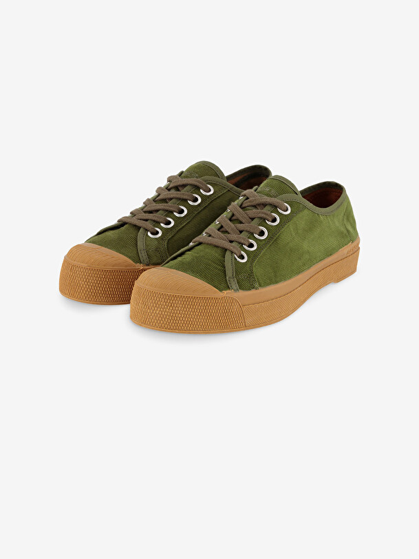 ROMY B79 BABY CORDUROY Olive , Tennis & Chaussures Bensimon