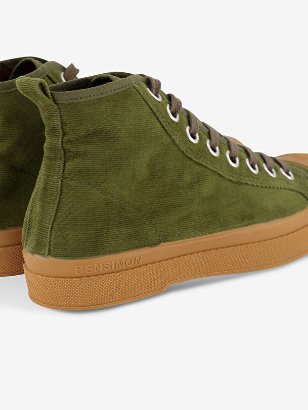 STELLA B79 BABY CORDUROY  Olive , Tennis & Chaussures Bensimon