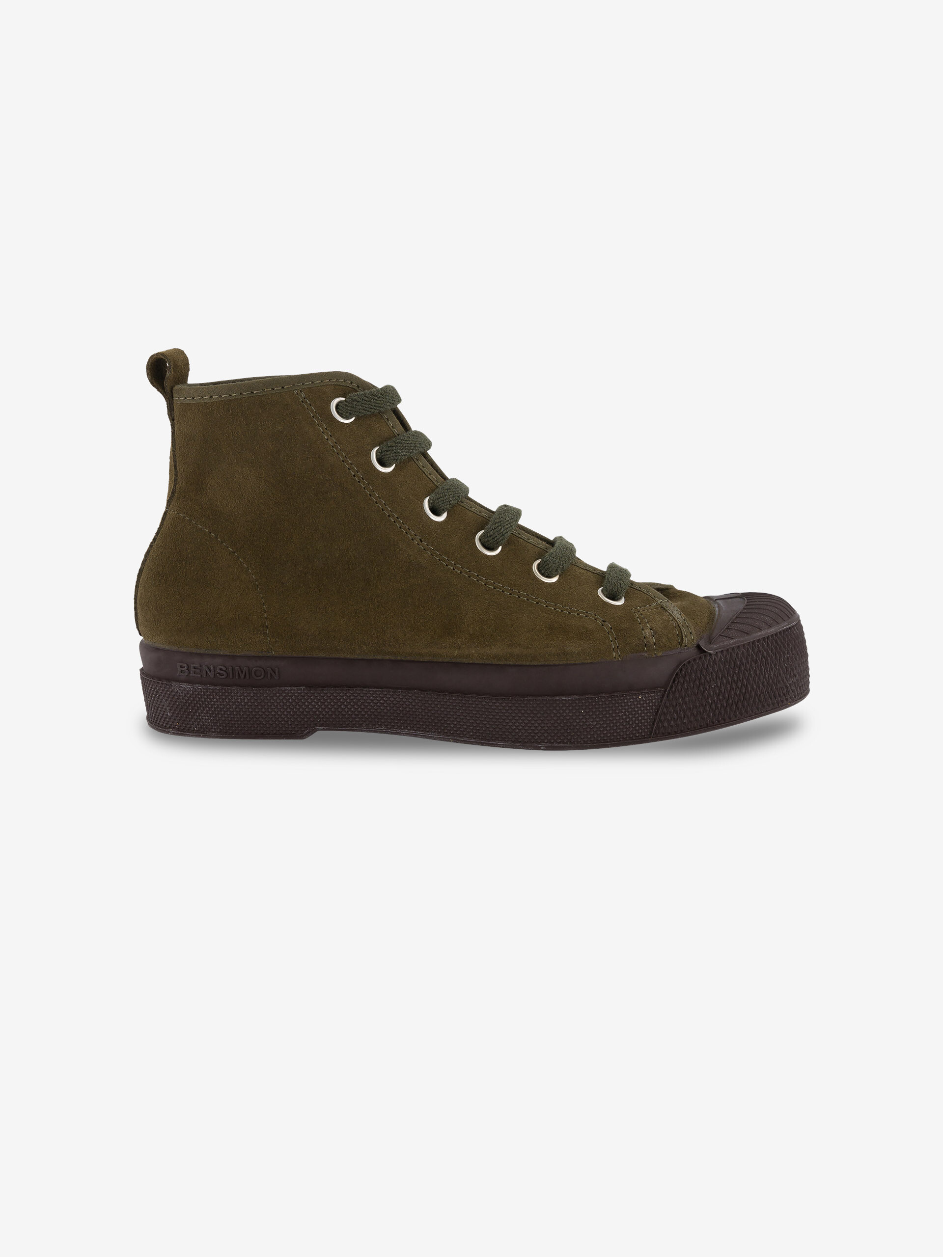 STELLA B79 SUEDE LEATHER ENFANT  Kaki , Tennis & Chaussures Bensimon