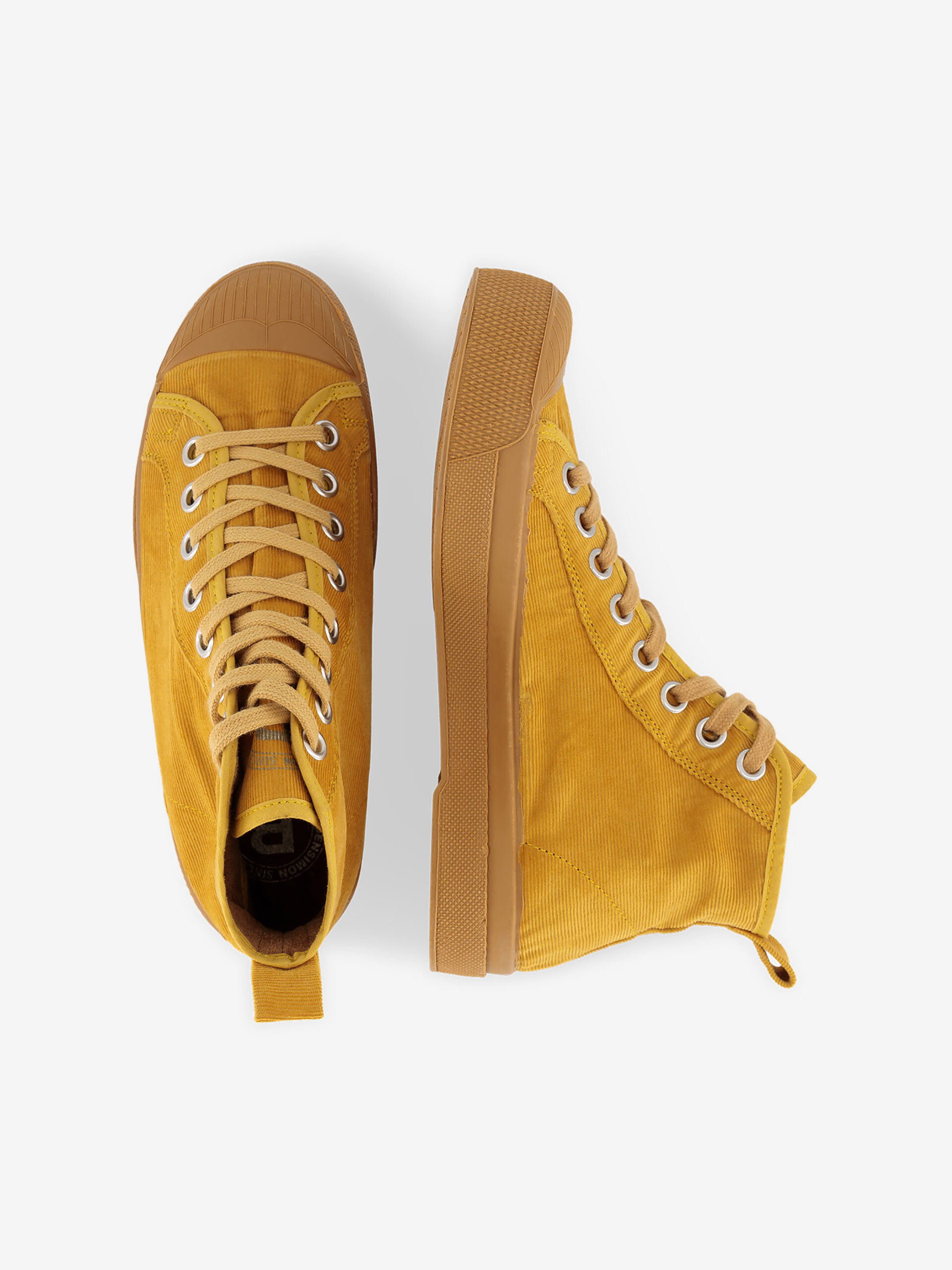 STELLA B79 BABY CORDUROY  Moutarde , Tennis & Chaussures Bensimon