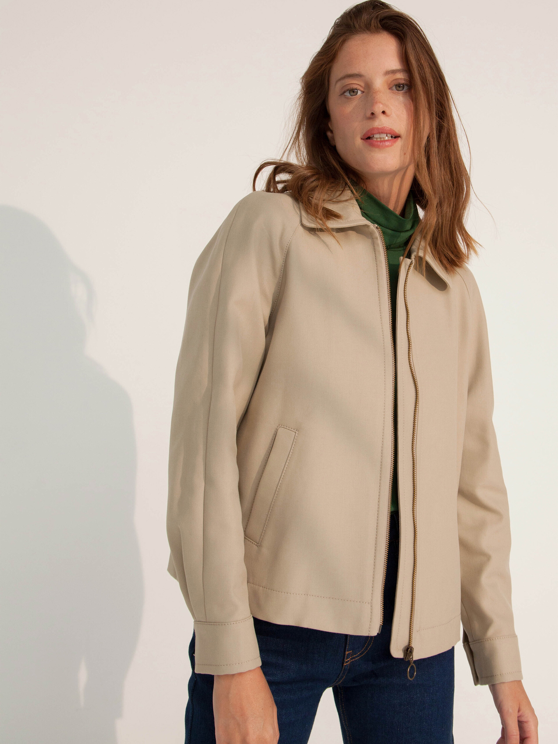 BLOUSON GUILO  Camel , Pr&ecirc;t-&agrave;-porter Bensimon
