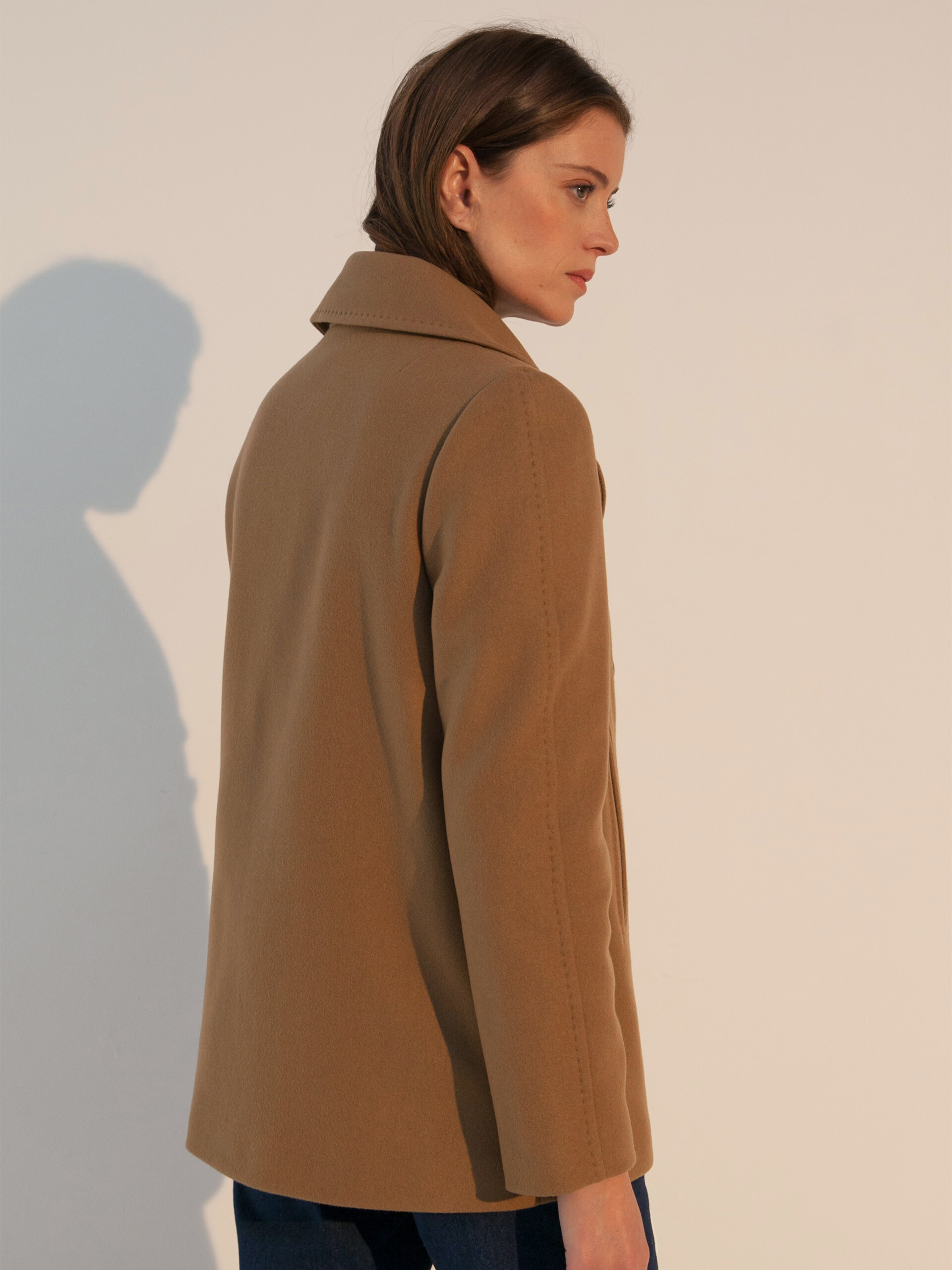 MANTEAU GASTON  Camel , Pr&ecirc;t-&agrave;-porter Bensimon