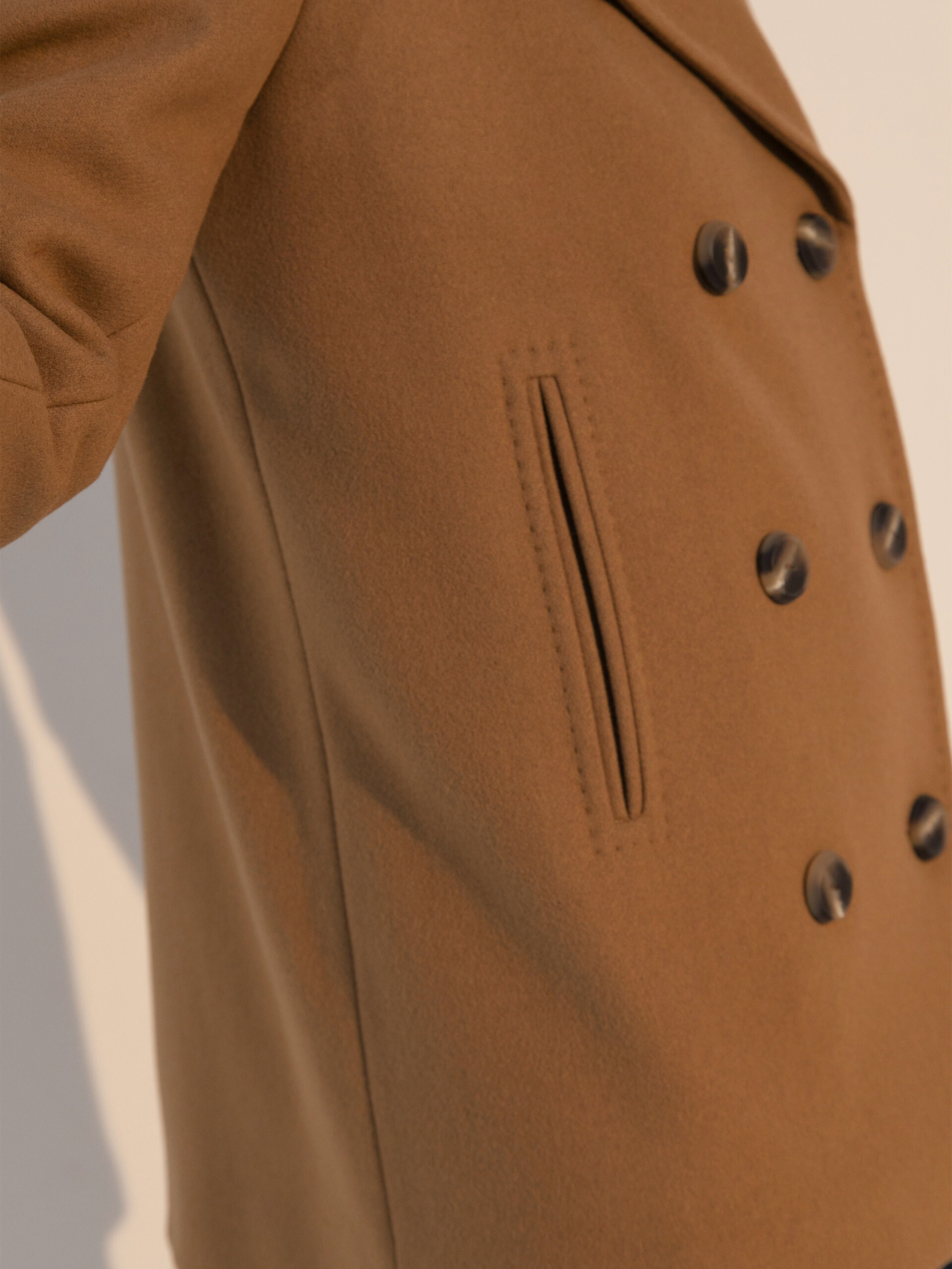 MANTEAU GASTON  Camel , Pr&ecirc;t-&agrave;-porter Bensimon
