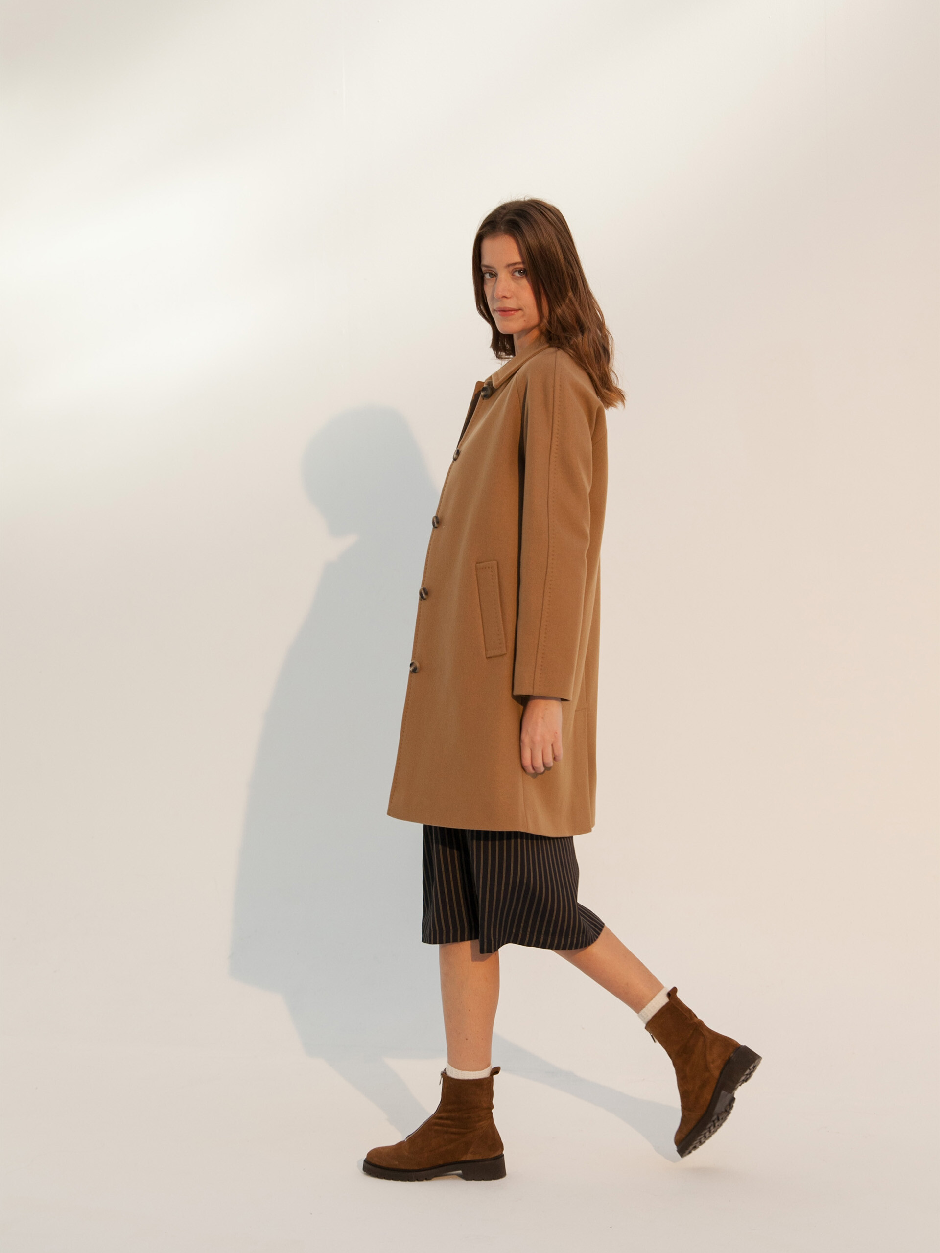 MANTEAU AQUILON  Camel , Pr&ecirc;t-&agrave;-porter Bensimon