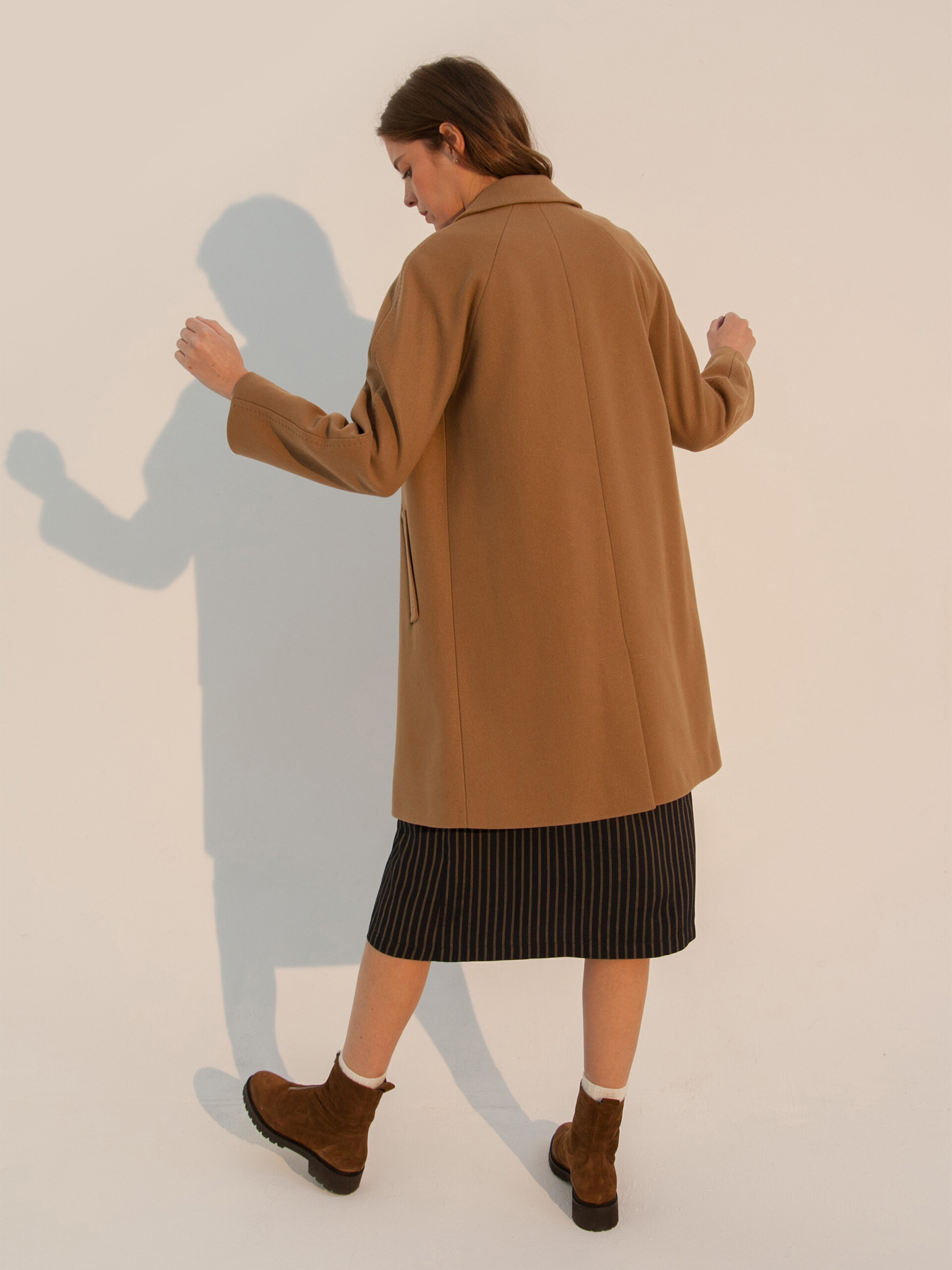MANTEAU AQUILON  Camel , Pr&ecirc;t-&agrave;-porter Bensimon