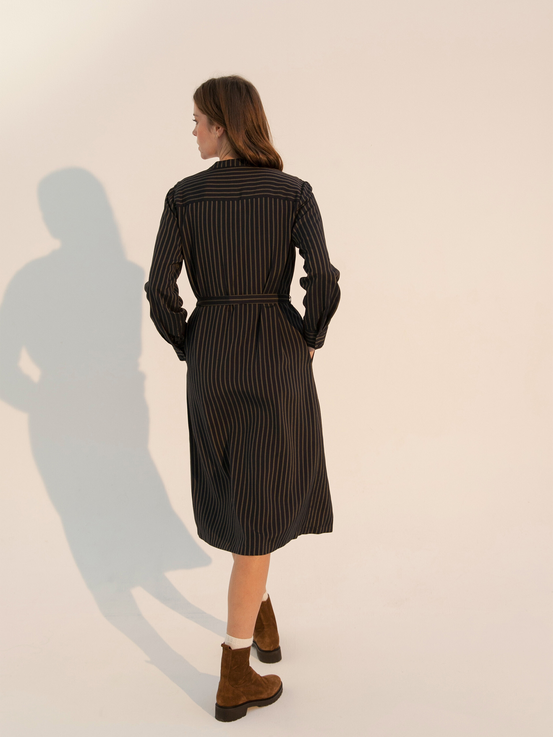 ROBE GRETCHEN  Rayures , Pr&ecirc;t-&agrave;-porter Bensimon