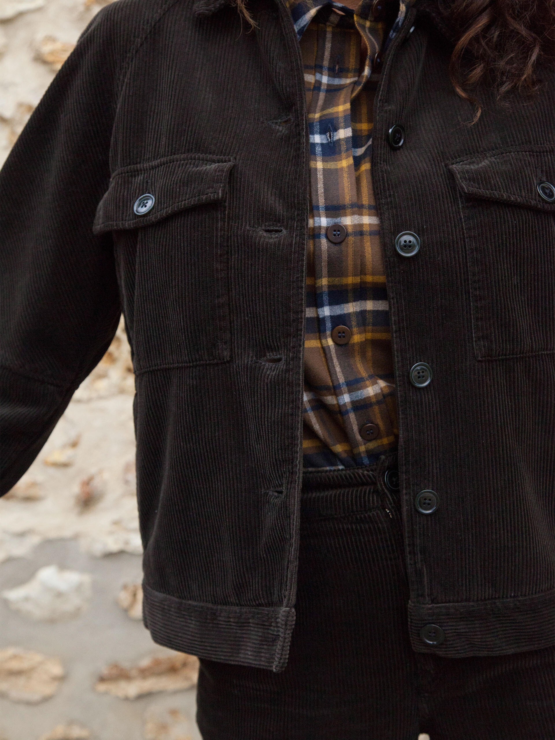 VESTE GEROLD  Ebene , Pr&ecirc;t-&agrave;-porter Bensimon
