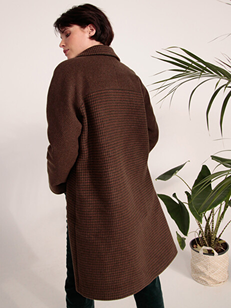 MANTEAU GAETAN  Kaki , Pr&ecirc;t-&agrave;-porter Bensimon