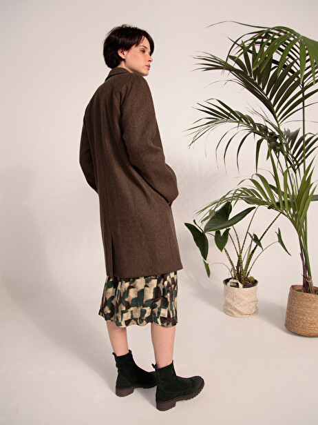 MANTEAU AQUILON  Kaki , Pr&ecirc;t-&agrave;-porter Bensimon