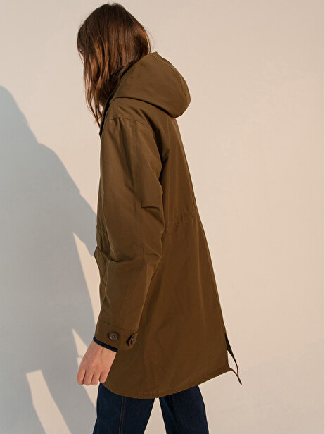PARKA ERON  Kaki , Pr&ecirc;t-&agrave;-porter Bensimon