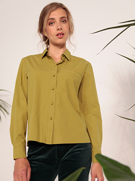 CHEMISE GALICIA  Tilleul , Pr&ecirc;t-&agrave;-porter Bensimon